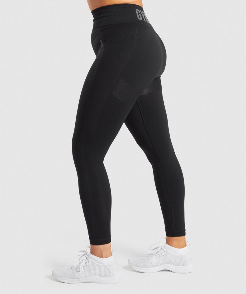 Women's Gymshark Flex High Waisted Leggings Black | NZ 0BDCJU